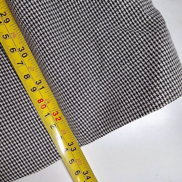 Vintage 90s Dress Danny & Nicole NY Women's Houndstooth Button-Front Blazer 16 - Picture 13 of 16